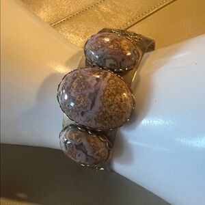 Purple Agate Stone Bracelet - Women Jewelry